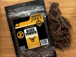 Triggered Jerky, Black Powder, Cracked Black Pepper Beef Jerky
